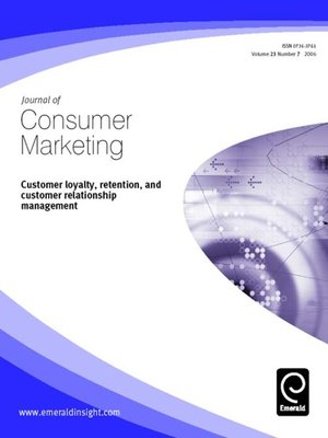 cover image of Journal of Consumer Marketing, Volume 23, Issue 7